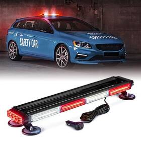 Sl-c108m-g6-wr Xprite Pursuit Cob Series 26 Inch 56-led White/red Magnet Mount Light Bar