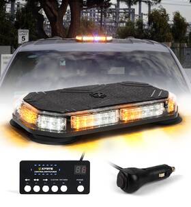 Sll-c120-vs-3 Xprite Magnetic Amber Strobe Light For Truck Flashing Led Beacon 42