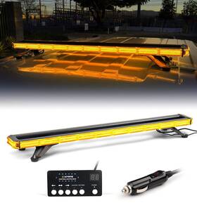 Stl-c170m-42in-g1-vs-1 Xprite 42 Inch 330 Led Rooftop Emergency Strobe Light Bar Traffic Advisor Warning With Bracket