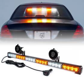 Tal-g1-6-vs Xprite 27 Inch 24led Interior Dash Strobe Light Bar Traffic Advisor Amber White 12v Suction Tal-g1-6-vs Xprite 27 Inch 24led Interior Dash Strobe Light Bar Traffic Advisor Amber White 12v Suction