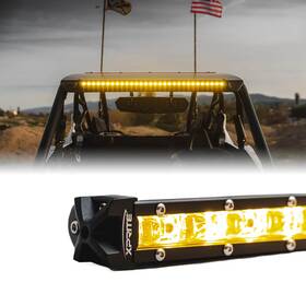 Wl-c6-cr-amber-vs-4 Xprite 8 32 42 50 Inchs Yellow/ Amber Flood Beam Led Light Bar Ultra Thin Astro Series