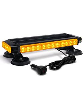 Yl135c-rb Xprite Amber Led Rooftop Emergency Strobe Light Bar Double Side Flashing Tra