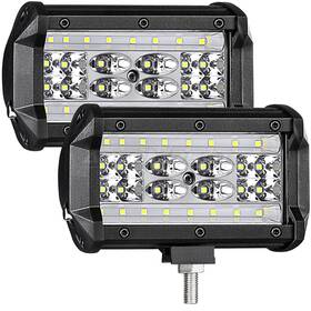 16n061094efus Xukey 2pcs 5 Inch 16000lm Led Work Light Bar Spot Pods Fog Lamp Offroad Driving Truck Atv