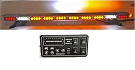 48lbbc Yantech Hd 49 Inch Led Amber Light Bar Tow Truck Plow Police With Brake Lights And Turn Signals