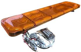9700b Yantech 47 Inch Amber Beacon Warning Light Bar Tow Truck Plow Ems Wrecker With 132 Leds