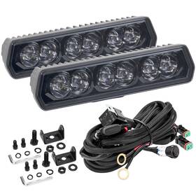 Ychow-tech 602581569169 6 Inch Led Light Bar 2pcs 120w 12 000lm Offroad Fog/driving