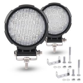Ychow-tech 700721644490 Round Led Diffused Light Pods 2pcs 4 Inch 160w Off Road W
