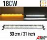 Ycrs180-2 Flexzon Led Light Bar Amber Cross Style Drl Spot Beam