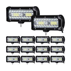 Jf-yexiya-2919 Yexiya 12 Pack Led Pods 72w 14400lm Light Bar Flood Spot Combo Off Road Ligh