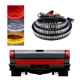 Yourkar-2557tl Yourkar 47inch Led Tailgate Light Bar Red Brake White Reverse Yellow Turn Signals