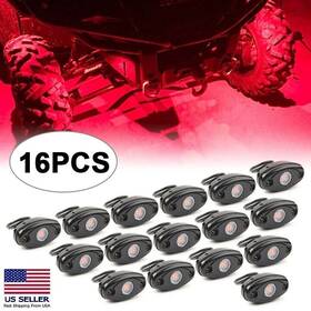 Yusen233 550729735306 16 Pods Led Rock Light For Jeep Offroad Truck Under Body Trail Rig Lamp Ka