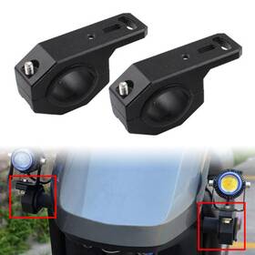 Yusen233 550739801404 Led Headlight Tube Light Bracket Clamp Mount Kit Anti-collision Holder Pair Usa