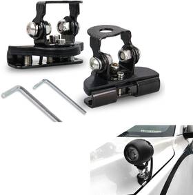 Zb130 Zbgun 2 Pcs Car Grille Led Light Base Mounting Bracket Black
