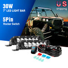 Zh070 Nilight Inch Single Row Led Light Bar With 600537011342