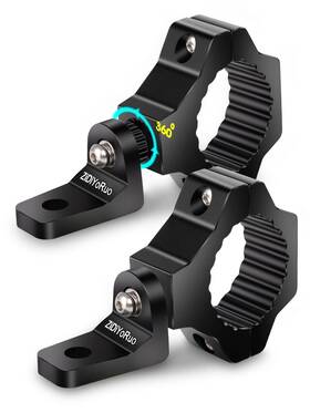 Zidiyoruo 768420971989 Light Bar Mounts For Utv - 360 1.75 Inch -2 Roll Bars Rock S