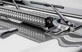 Zroadz 609579037778 Hood Hinge Mounted Double Row Led Light Bar Kit For 2018 Jeep Wrangler Jl