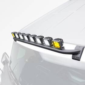 8x20w Zroadz 609579043038 Z935401-kitaw - Roof Bolt-on 3 Inch Cube Flood Beam White/amber Led