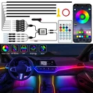 Jushope Interior Car Led 10 Pieces (dimensions Not Specified), Rgb/dreamcolor. Fixed Price $76.43.