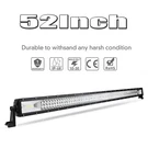 52 Inch Led Light Bar Flood Spot Combo Kit For Jeep Wrangler Jk Tj Cj Offroad. Fixed Price $59.80.