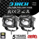 Pair 3INCH Led Work Light Bar Spot Flood Round Driving Offroad 4X4WD Suv 12V 24V. Fixed Price $34.61.