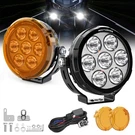 2PCS Led Pods, 4.5" Inch 120W Fog Round Offroad Work Spotlight. Fixed Price $116.57.