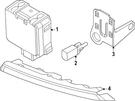 Genuine Volkswagen Light Bar 17B-941-654. Fixed Price $129.99.