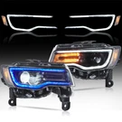Vland Led Headlights For 2014-2022 Jeep Grand Cherokee Blue Drl Start Animation. Fixed Price $347.59.