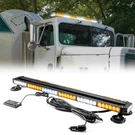 38IN Led Strobe Light Bar Emergency Beacon Rooftop Warning Flashing Amber White. Fixed Price $85.66.