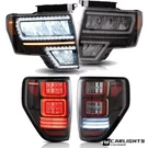 Full Led Reflector Headlights + Clear Tail Ford F-150 2009-2014. Fixed Price $651.99.