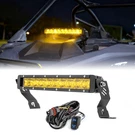 Hood Amber 12" Led Light Bar+mounting Brackets+wire For Polaris Rzr Pro R/r 4. Fixed Price $67.99.