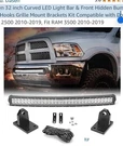 For 10-18 Ram 2500 3500 4500-32'' Light Bar Bumper Mounting Kit & Tow Hook. Fixed Price $68.00.