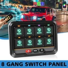 Colight Wireless Rgb 8 Gang Switch Panel Momentary Circuit Control Relay System. Fixed Price $125.99.