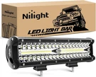 Nilight Led Bar 12INCH 300W Triple Row Flood Spot Combo 30000LM Dri.... Fixed Price $39.22.