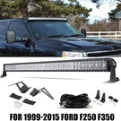 Auxbeam 52" 300W 5D Led Light Bar & Mount Brackets Ford F250 F350 1999-2015. Fixed Price $184.99.