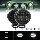 7" Inch Round Led Light Pod Bar Spot Flood Drl Driving Fog Atv Suv Offroad Truck. Fixed Price $40.98.