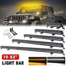 10/22/32/42/52"DUAL Color Drl Led Light Bar Spot Flood Offroad Truck Driving 4WD. Fixed Price $136.92.