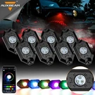 Auxbeam 8 Pods Rgb Led Rock Lights Underglow Lamp For Jeep Wrangler Jl Jk Tj Cj. Fixed Price $79.99.