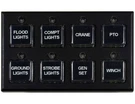 Buyers 6391308 Function Switch Panel Five On/off Three Momentary Or. Fixed Price $674.99.
