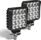 4.3" 12V Led Flood Lights 46W, 24 Volt Work For 2PCS, Black Housing. Fixed Price $84.97.