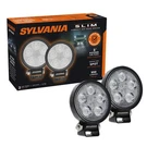 Sylvania: Slim 3" 6000K Round Led Pod Spotlight - 950LUMENS (SLMRND3INSP2V2.BX2). Fixed Price $57.74.
