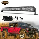 Auxbeam 240W Curved 42" Dual Row Led Light Bar Jeep Ford Off-road Truck Atv. Fixed Price $145.99.