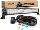 Nilight Led Bar 32INCH 180W Spot Flood Combo Off Road Lights 12V 5PIN. Fixed Price $111.00.