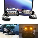 Amber 4-LED Hook Two Corner Mount Strobe Warning Light Kit For All Truck Suv Car. Fixed Price $31.79.