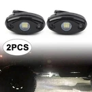 2PODS White Led Rock Light Fit Jeep Atv Off-road Truck Under Body Trail Rig Lamp. Fixed Price $12.63.
