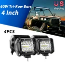 Nilight 4X Inch Led Work Bar Spot Flood Combo Beam Offroad Driving Lamps. Fixed Price $42.99.