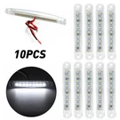 Auxito 10PCS White 9 Led Side Marker Clearance Lights Car Trailer Tail Lamp 12V. Fixed Price $12.34.