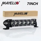 7INCH Slim Led Work Light Bar Single Row Spot Flood Offroad Driving Atv 4WD Suv. Fixed Price $13.89.