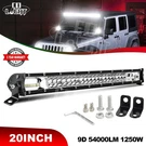 20INCH 1250W Led Light Bar Dual Row Spot Flood Combo Work Ute Truck Suv Atv 22''. Fixed Price $30.37.