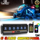 Colight Rgb 6 Gang 12V Switch Panel Circuit Control Box For Boat Marine Car Rv. Fixed Price $118.73.