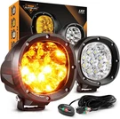 6 Modes Amber White Round Led Pods, P4 Series Lights. Fixed Price $137.06.
